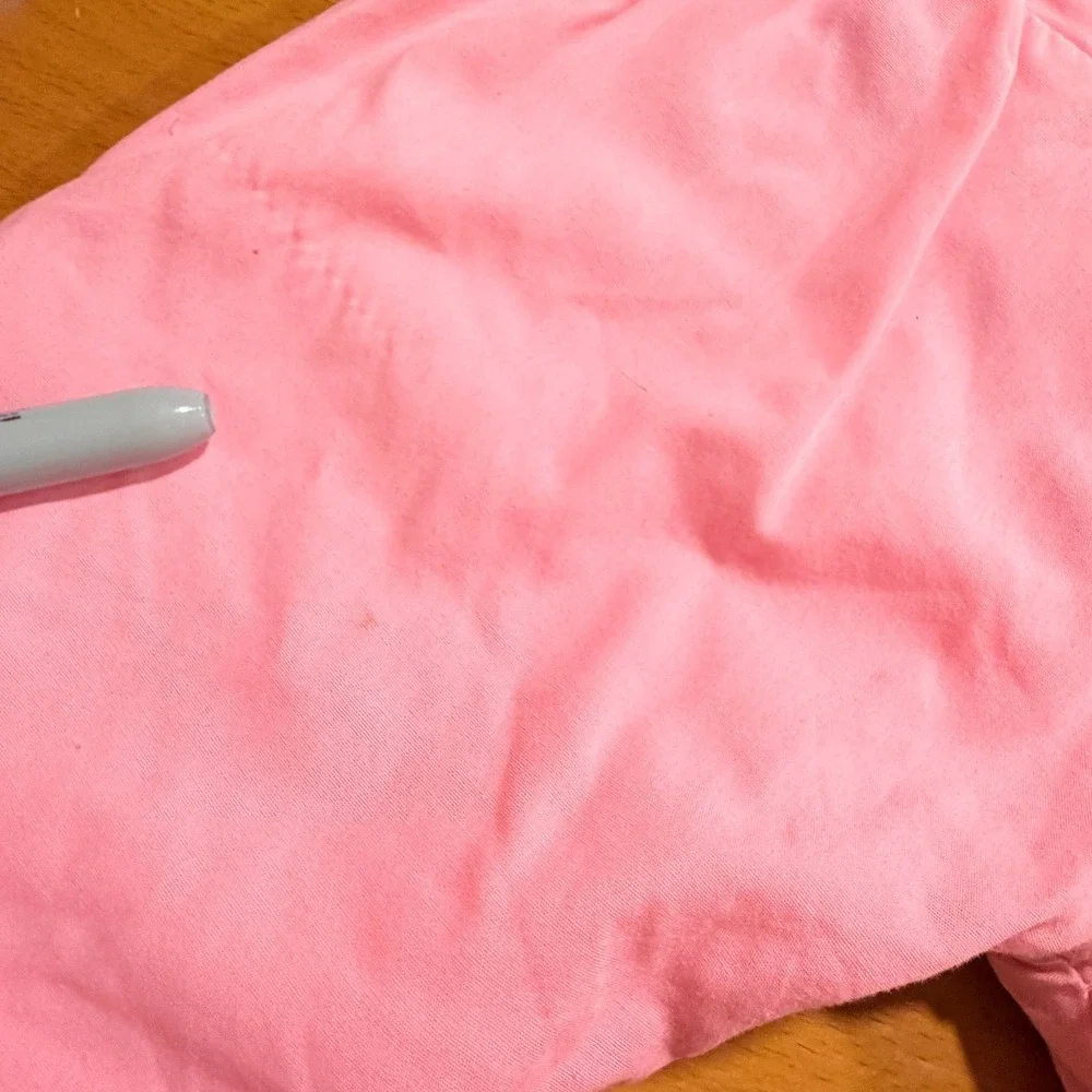 Vintage 80s Weather Tamer Girls Pink Hooded Puffer Jacket Heart Embroidery 12M